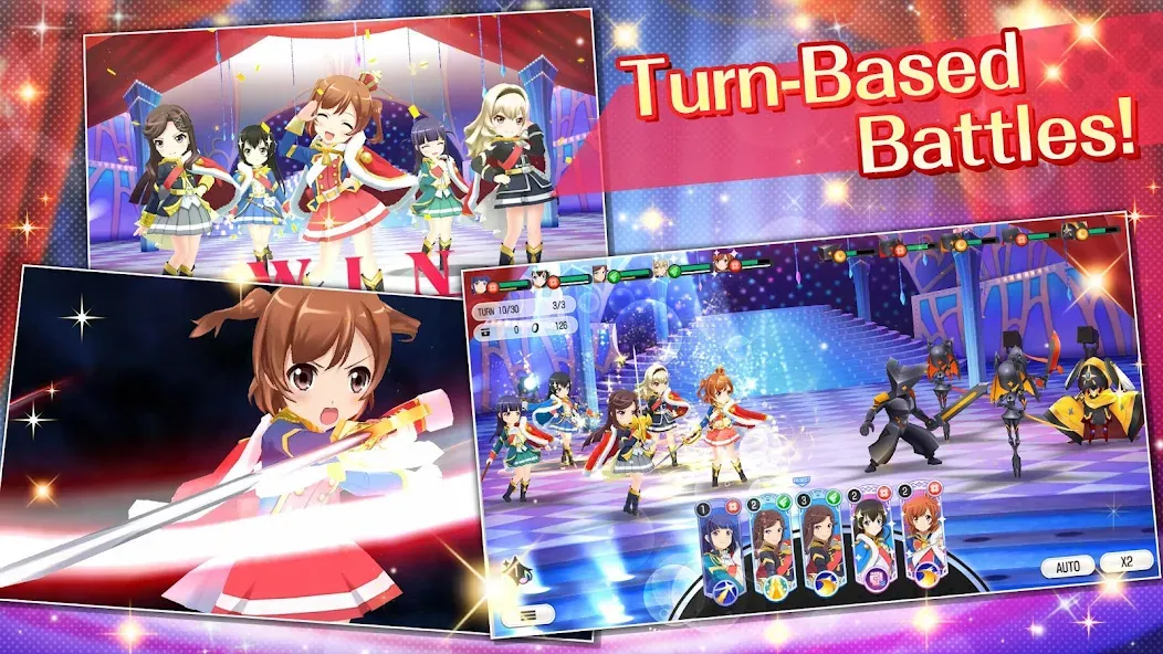 Revue Starlight Re LIVE (Ревю Старлайт Ри ЛАЙВ) [МОД: Меню, Бесконечные монеты и Открытые уровни] Screenshot 2