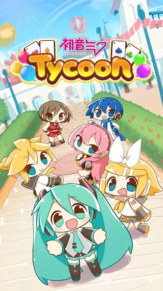 Hatsune Miku Tycoon (Хацуне Мику Тайкун) [МОД: Много денег, Монет и Все открыто] Screenshot 1