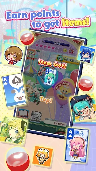 Hatsune Miku Tycoon (Хацуне Мику Тайкун) [МОД: Много денег, Монет и Все открыто] Screenshot 4