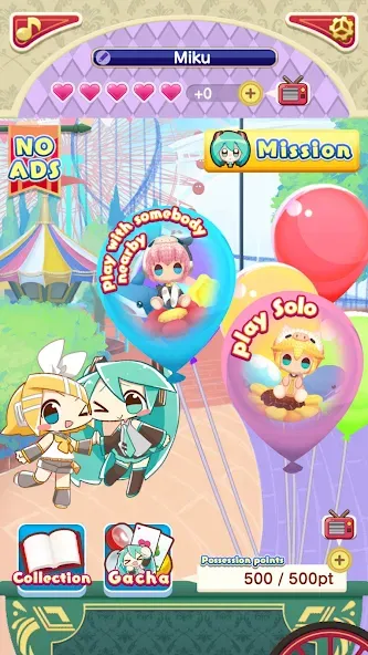 Hatsune Miku Tycoon (Хацуне Мику Тайкун) [МОД: Много денег, Монет и Все открыто] Screenshot 5