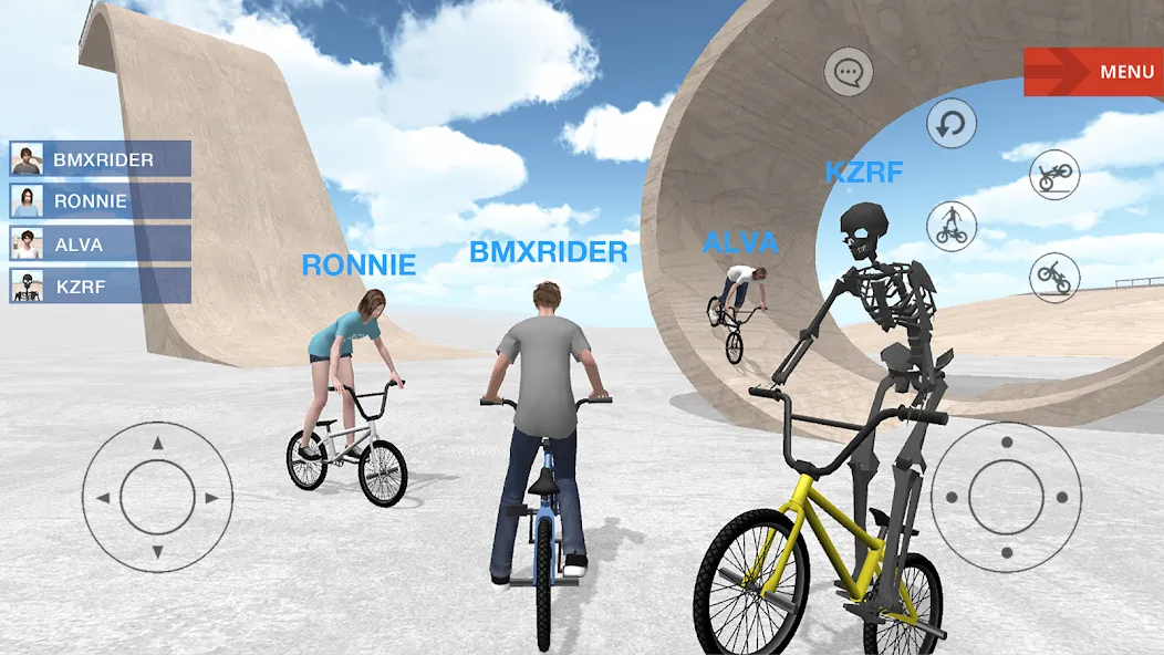BMX Space (БМХ Спейс) [МОД: Много денег, Монет и Все открыто] Screenshot 2
