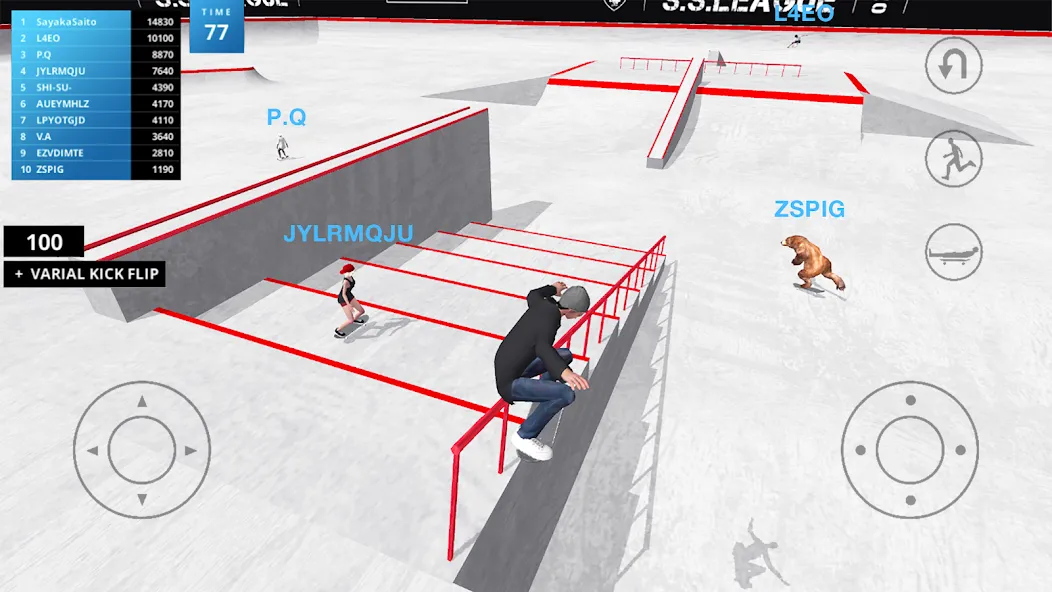 Skate Space (Скейт Спейс) [МОД: Бесконечные деньги, Монеты и Мега MOD] Screenshot 1