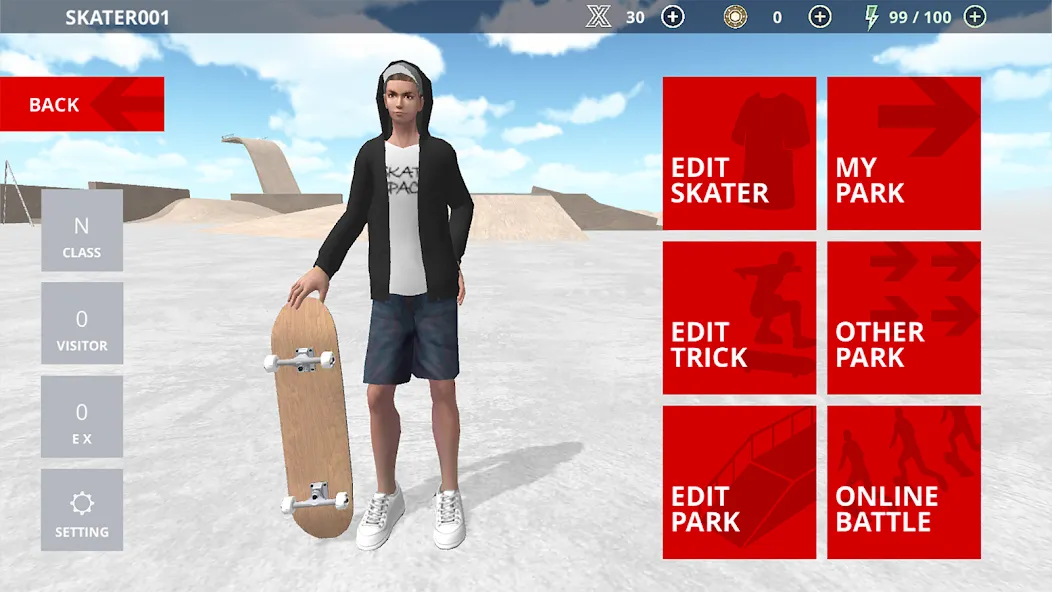 Skate Space (Скейт Спейс) [МОД: Бесконечные деньги, Монеты и Мега MOD] Screenshot 5