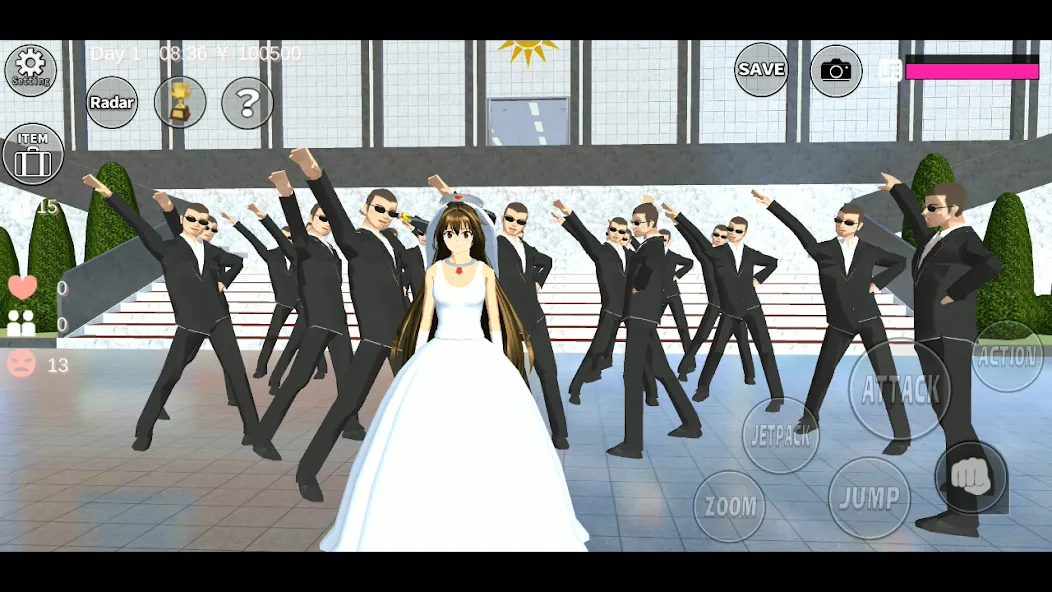 SAKURA School Simulator (Сакура Скул Симулятор) [МОД: Все открыто, Дополнительные деньги и Меню MOD] Screenshot 2
