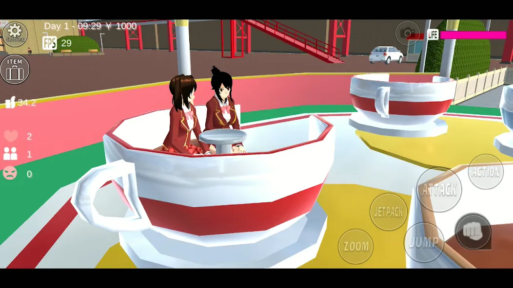 SAKURA School Simulator (Сакура Скул Симулятор) [МОД: Все открыто, Дополнительные деньги и Меню MOD] Screenshot 4
