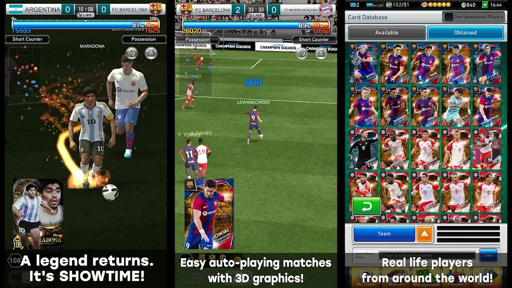 eFootball™  CHAMPION SQUADS (Игровой режим настоящего футбола  Чемпионские команды) [МОД: Деньги, Монеты и Меню MOD] Screenshot 2