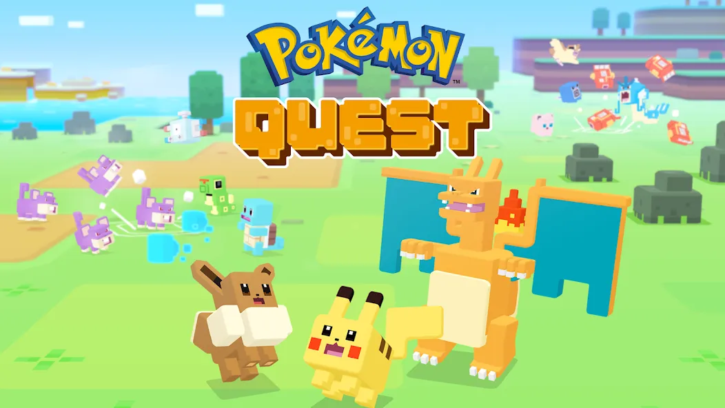 Pokémon Quest [МОД: Все открыто, Дополнительные деньги и Меню MOD] Screenshot 1