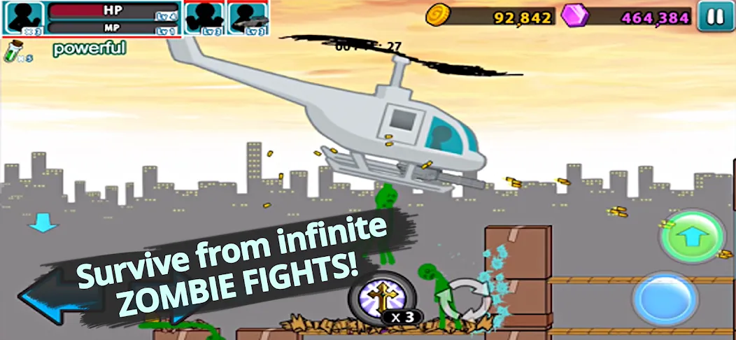 Anger of stick 5 : zombie (Ангер оф стик 5) [МОД: Много денег, Монет и Все открыто] Screenshot 2