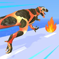 Скачать Dino Evolution Run 3D (Дино Эволюция Ран 3Д) [МОД: Меню, Бесконечные монеты и Открытые уровни] | Взлом Dino Evolution Run 3D на Андроид