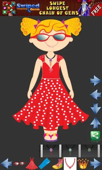 Dress up Princess for kids [МОД: Меню, Бесконечные монеты и Открытые уровни] Screenshot 2