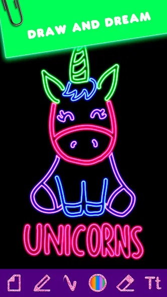 Drawing Game for girls [МОД: Бесконечные деньги, Монеты и Мега MOD] Screenshot 1