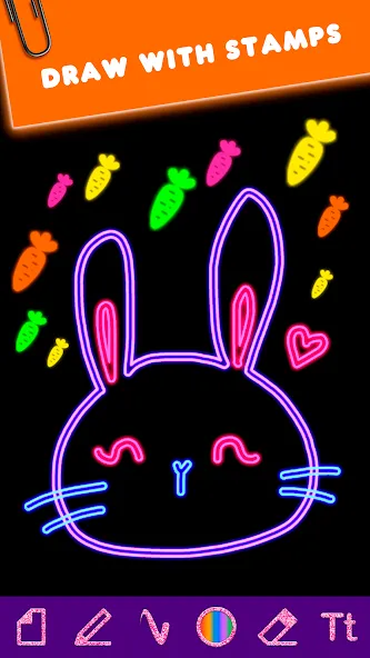 Drawing Game for girls [МОД: Бесконечные деньги, Монеты и Мега MOD] Screenshot 4
