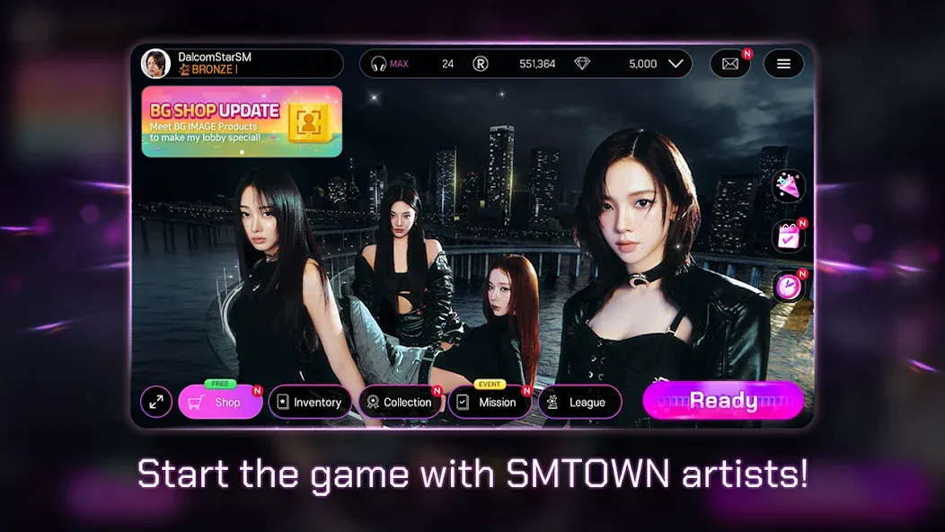 SUPERSTAR SMTOWN (уперСтар СМТАУН) [МОД: Все открыто, Дополнительные деньги и Меню MOD] Screenshot 2