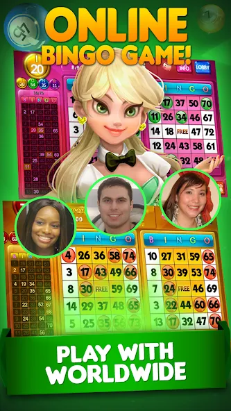 Bingo City 75 : Bingo & Slots (Бинго Сити 75) [МОД: Много монет, Открытые уровни и Мега MOD] Screenshot 2