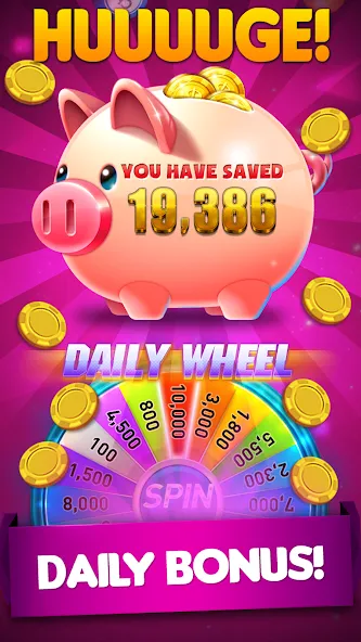 Bingo 90 Live : Vegas Slots (Бинго 90 Лайв) [МОД: Много денег, Монет и Все открыто] Screenshot 4
