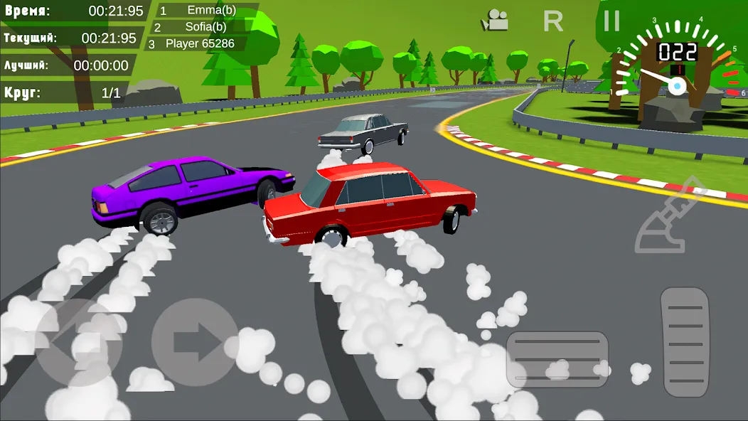 Drift in Car [МОД: Меню, Бесконечные монеты и Открытые уровни] Screenshot 1