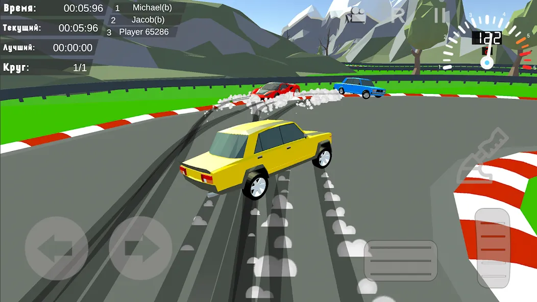 Drift in Car [МОД: Меню, Бесконечные монеты и Открытые уровни] Screenshot 2