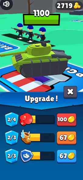 Tank Commander: Army Survival (Танк Коммандер) [МОД: Деньги, Монеты и Меню MOD] Screenshot 3