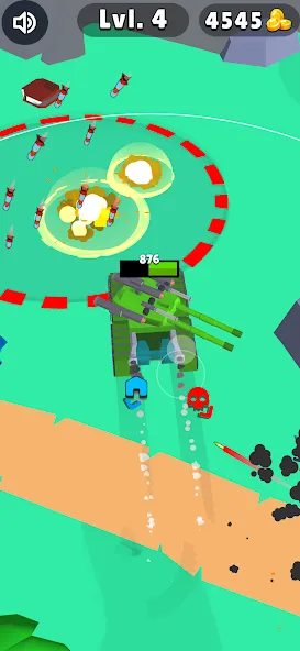 Tank Commander: Army Survival (Танк Коммандер) [МОД: Деньги, Монеты и Меню MOD] Screenshot 4