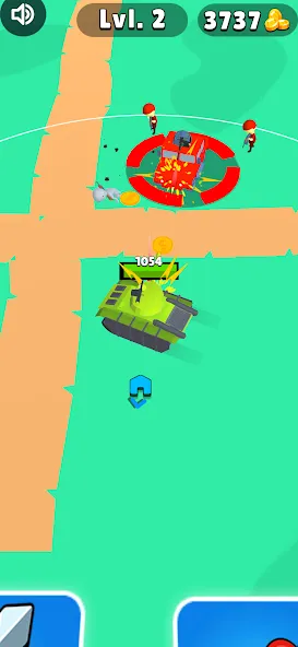 Tank Commander: Army Survival (Танк Коммандер) [МОД: Деньги, Монеты и Меню MOD] Screenshot 5