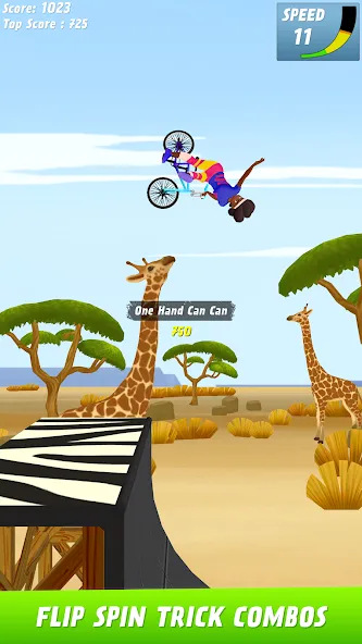 Max Air BMX (Макс Эйр БМХ) [МОД: Бесконечные деньги, Монеты и Мега MOD] Screenshot 2