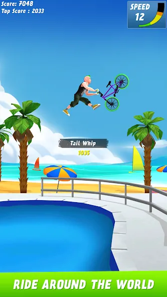 Max Air BMX (Макс Эйр БМХ) [МОД: Бесконечные деньги, Монеты и Мега MOD] Screenshot 3