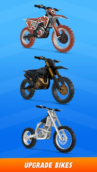 Max Air Motocross (Макс Эйр Мотокросс) [МОД: Меню, Бесконечные монеты и Открытые уровни] Screenshot 4