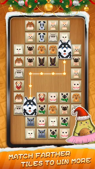 Tile Connect - Matching Games (Тайл Коннект) [МОД: Бесконечные деньги, Монеты и Мега MOD] Screenshot 3