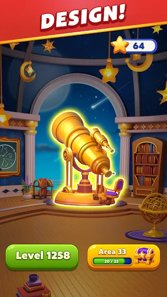 Bubble Shooter Royal Pop [МОД: Меню, Бесконечные монеты и Открытые уровни] Screenshot 2
