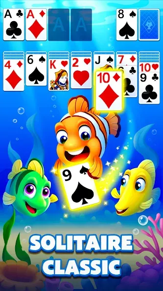 Solitaire Ocean [МОД: Бесконечные деньги, Монеты и Мега MOD] Screenshot 4