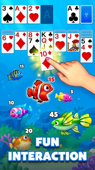 Solitaire Ocean [МОД: Бесконечные деньги, Монеты и Мега MOD] Screenshot 5