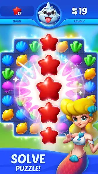 Ocean Match [МОД: Деньги, Монеты и Меню MOD] Screenshot 1