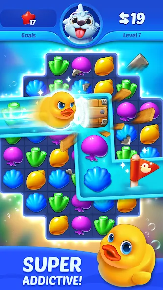 Ocean Match [МОД: Деньги, Монеты и Меню MOD] Screenshot 3