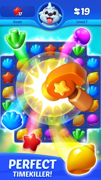 Ocean Match [МОД: Деньги, Монеты и Меню MOD] Screenshot 4