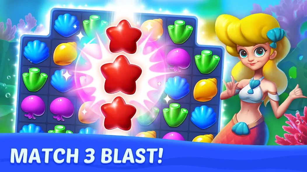 Ocean Match [МОД: Деньги, Монеты и Меню MOD] Screenshot 5