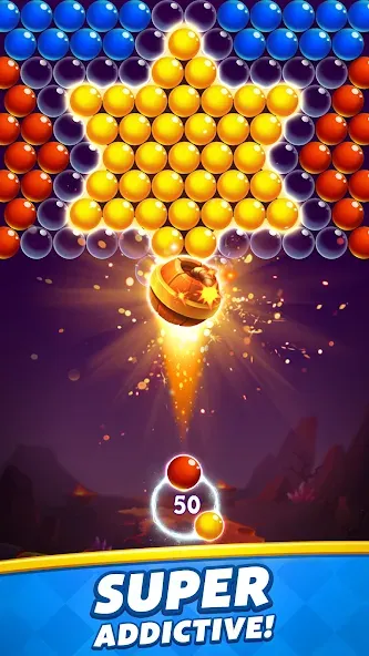 Bubble Shooter [МОД: Много денег, Монет и Все открыто] Screenshot 1