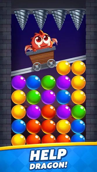 Bubble Shooter [МОД: Много денег, Монет и Все открыто] Screenshot 3