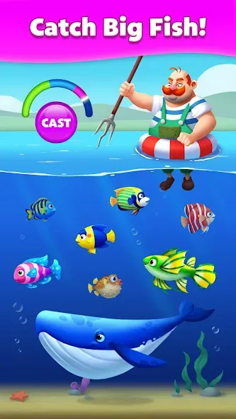 Solitaire Fish [МОД: Бесконечные деньги, Монеты и Мега MOD] Screenshot 5