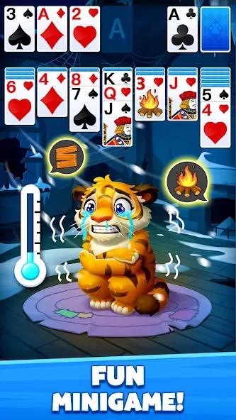 Solitaire Zoo [МОД: Меню, Бесконечные монеты и Открытые уровни] Screenshot 2