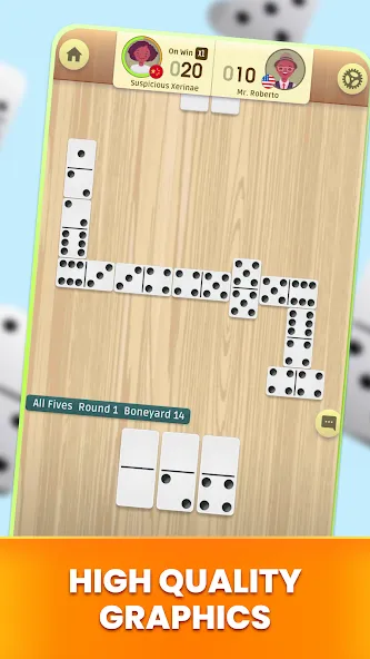 Dominoes: Classic Dominos Game [МОД: Деньги, Монеты и Меню MOD] Screenshot 2