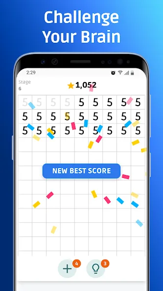 Number Crunch - Number Games (Намбер Пазл) [МОД: Меню, Бесконечные монеты и Открытые уровни] Screenshot 1