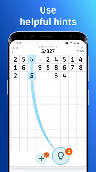 Number Crunch - Number Games (Намбер Пазл) [МОД: Меню, Бесконечные монеты и Открытые уровни] Screenshot 4