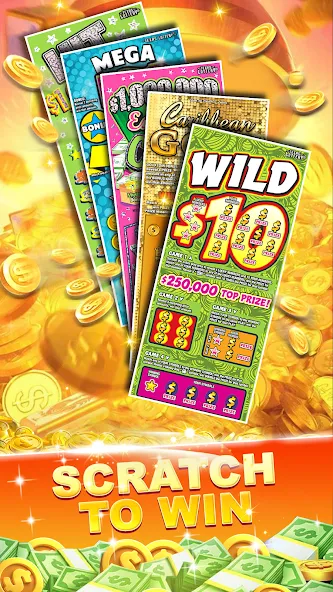 Lottery Scratchers Master (Лотерейные скретчкарты мастер) [MOD: Бесконечные деньги] - Скриншот 2