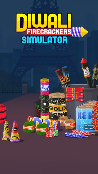 Diwali Firecrackers Simulator (Дивали Файркрекерс Симулятор) [МОД: Бесконечные деньги, Монеты и Мега MOD] Screenshot 1