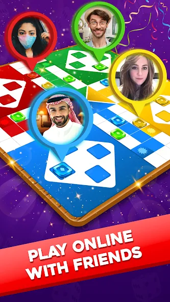 Ludo Lush-Game with Video Call (Людо Луш) [МОД: Меню, Бесконечные монеты и Открытые уровни] Screenshot 4