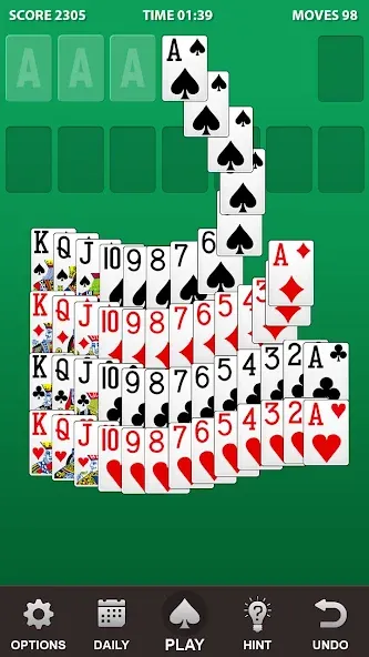 Solitaire. [МОД: Много монет, Открытые уровни и Мега MOD] Screenshot 2