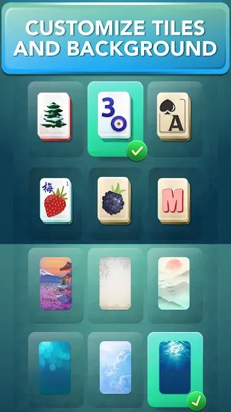 Solitaire Mahjong for Seniors [МОД: Много монет, Открытые уровни и Мега MOD] Screenshot 3