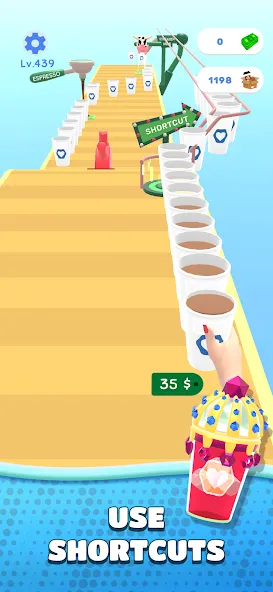 Coffee Stack (Кофейная башня) [МОД: Бесконечные деньги, Монеты и Мега MOD] Screenshot 4