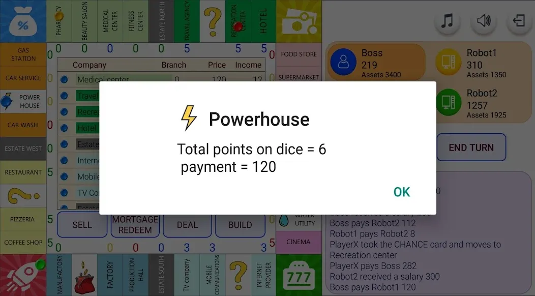 Monopolist Business Dice Board [МОД: Деньги, Монеты и Меню MOD] Screenshot 3