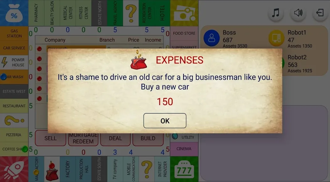 Monopolist Business Dice Board [МОД: Деньги, Монеты и Меню MOD] Screenshot 4